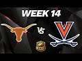 EPSL Football: College Program: Texas Longhorns vs Virginia Cavaliers - Week 14