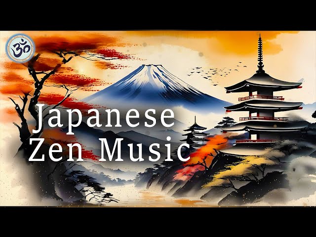Japanese Zen Music, Flute Meditation, 528 Hz Positive Healing