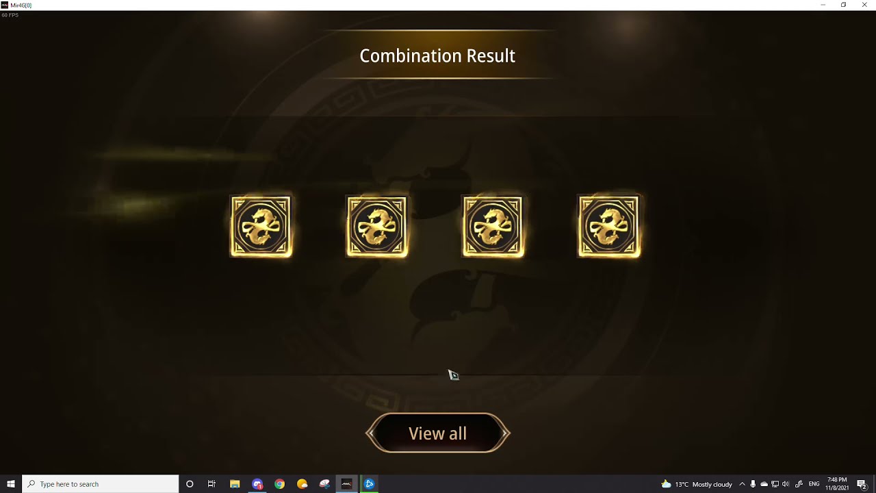 Mir4 - Combining 16 Uncommon Skill Tomes into 4 Rare