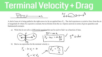 Terminal Velocity and Resistive Force