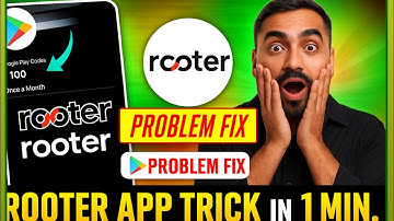 Rooter App Withdrawal Problem Solved | Rooter App Free Fire Max Diamond Redeem Problem Solve Trick