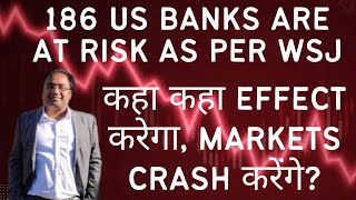 186 US Banks at RISK | Impact on India | Nifty BankNifty