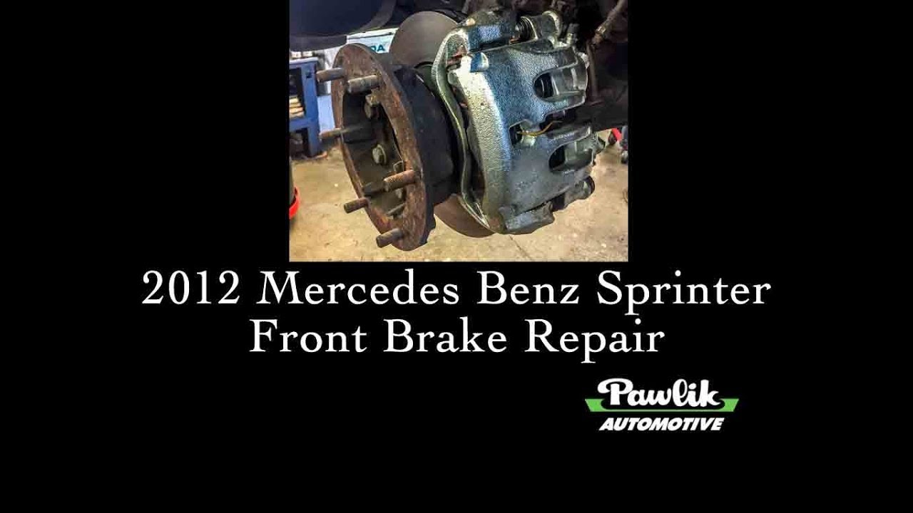 2012 Mercedes Benz Sprinter 3500, Front Brakes YouTube