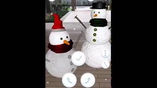 Build a Snowman AR, Official App Trailer (Available on the AppStore) screenshot 2