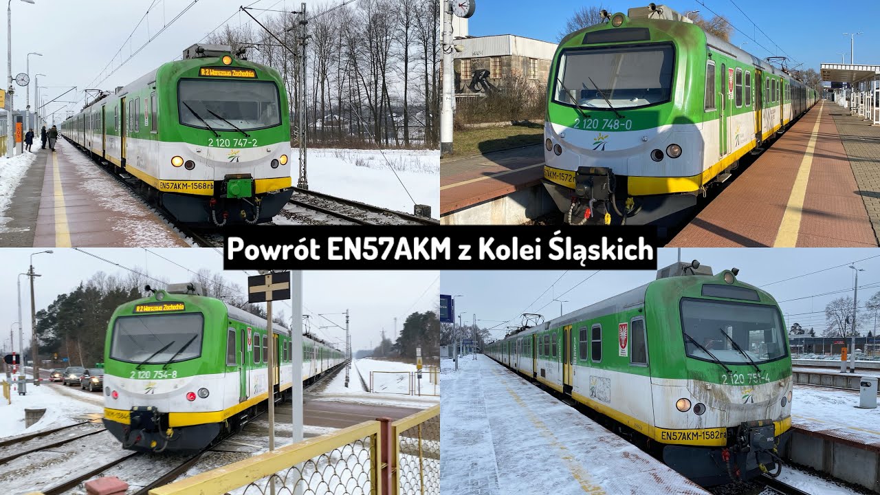 Powrót jednostek EN57AKM z dzierżawy w Kolejach Śląskich