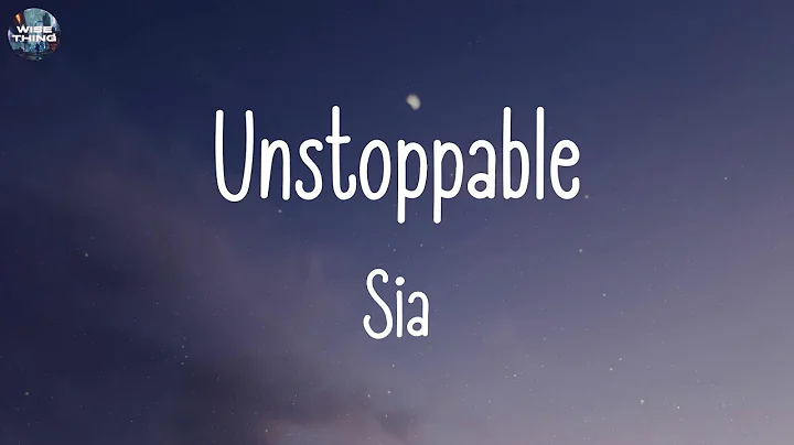 Sia新歌《Unstoppable》带你燃爆夏日！