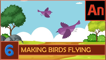 Tutorial 6 - Bird Animation | Adobe Animate CC Tutorials