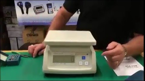 Startup and Calibration of the PCE-ESM 3/6 Scale