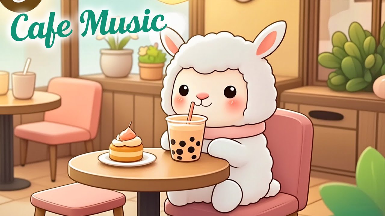 Cafe Music Lofi 🎶 1 Hour Cafe Song 🥤 Bubble Milk Tea 🍃 Make Your Day ...