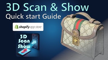 Shopify 3D Scan & Show - 3D Product Visualizer - Quick start video