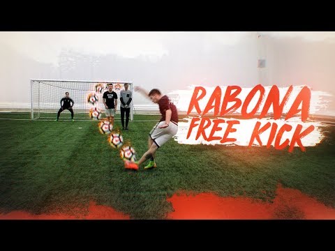 ЗАБИЛ РАБОНОЙ СО ШТРАФНОГО / RABONA FREE KICK CHALLENGE