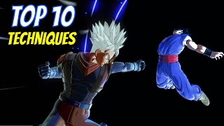 TOP 10 XENOVERSE 2 COMBO TECHNIQUES FOR BEGINNERS