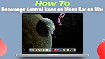 How to Rearrange Control Icons on Menu Bar on Mac