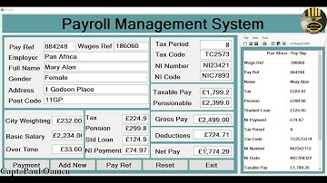 How to Create Advanced Payroll Management Systems with MS Access in C# - Full Tutorial
