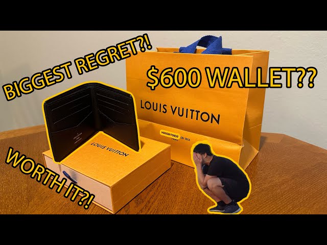 Unboxing and Review M60332 Louis Vuitton Slender Wallet Epi Leather Black 