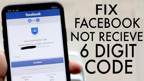 FIX Facebook 6 Digit Code Not Received! (2020)