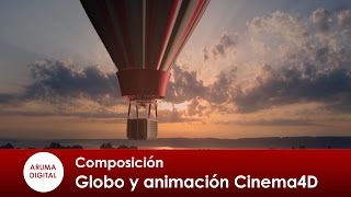 After Effects 270 Globo con Cinema4D y animación