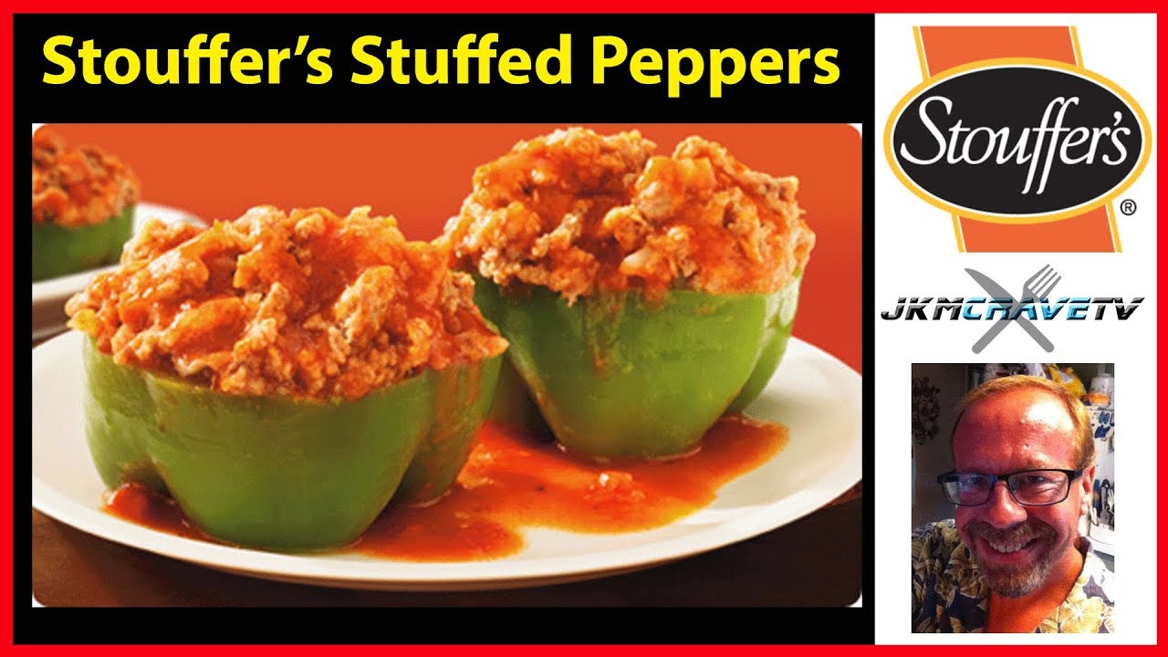 FROZEN FRIDAY!!!! Stouffers Classic Stuffed Peppers Review | JKMCraveTV - YouTube