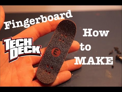 How To Make A TECH DECK FINGERBOARD! | Purple Heart Wood!