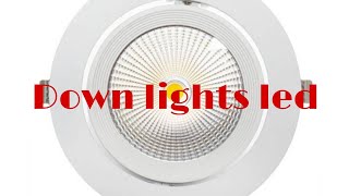 #Downlightsled How to install Down lights at wall Desplayer Easy Tips.