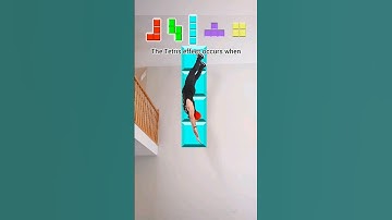 Defying Gravity to be a Tetromino #shorts