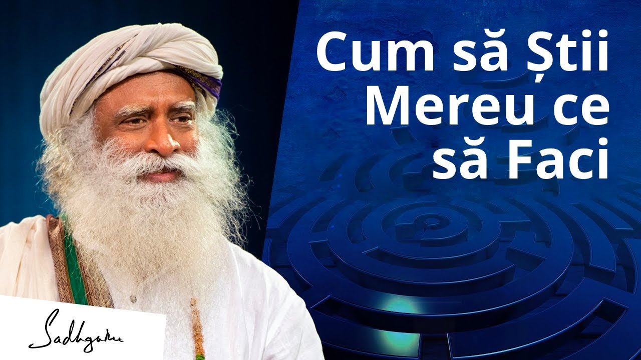 その他 SADGURU THE PERFECT MASTER Cum să Știi Mereu ce să Faci | Sadhguru - YouTube