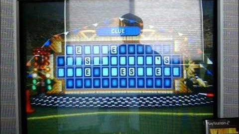 PS2 Wheel of Fortune Run Game 54 Part 1