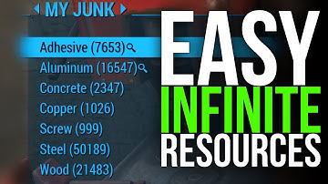 Fallout 4 Infinite Resources  - Unlimited Junk Shipments! (Infinite Screws, Steel, Adhesive, etc...)
