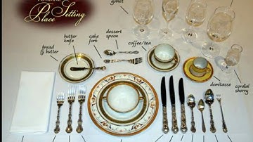 Table setup.setting the table food and beverage fine dining