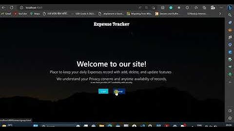 Expense Tracker Node.js (Node.js)