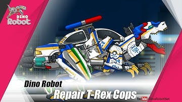 Dino Robot Dino Corps: Dino Robot Repair T-Rex Cops - Full Gamplay HD 1080