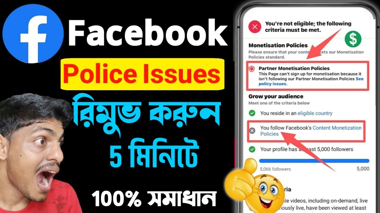 Facebook Content Monetization Policy Issues 2023 | Facebook Policy ...