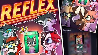 REFLEX Comic Cover Speed Paint | LAUNCHING A NEW COMIC!!! @ArcticaTheFox