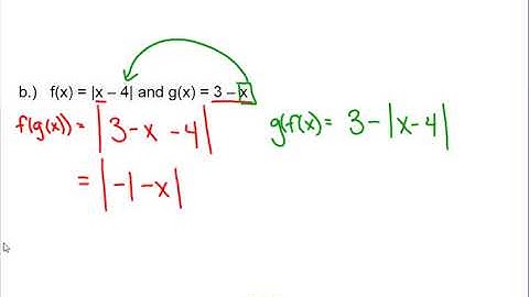 10.3 Composition of Functions - Pre-calculus 30