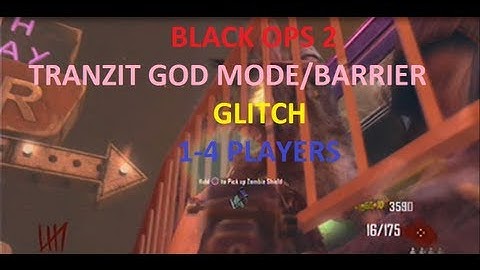 Black Ops 2-Tranzit Zombies-God Mode/UNLIMITED ROUNDS/Pile Up/Barrier Glitch/1-4 Players