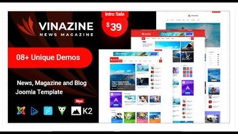 Vinazine - Joomla News Magazine Template | Themeforest Templates