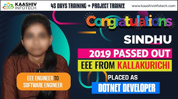 Kaashiv Infotech - Dot Net Course in Chennai - Best .NET Online Courses  - Jobs tamil