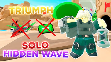 [NO MONSTER/NO TIMESCALE] Solo Buffed Hidden Wave Triumph || Roblox Tower Defense Simulator
