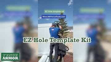EZ Hole Template Kit | Mr Fence Tools | Fence Armor