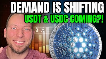 CARDANO ADA - DEMAND IS SHIFTING!!! USDC AND USDT TO CARDANO?!