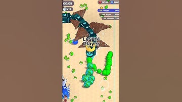 Snake Clash.io Boss Vs Boss Battle! Max levels #137 #shorts