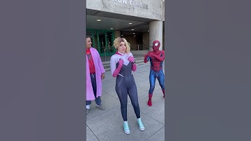 He roped me into this!!! #spiderman #spidermancosplay #marvel #cosplay #spidey #spiderverse