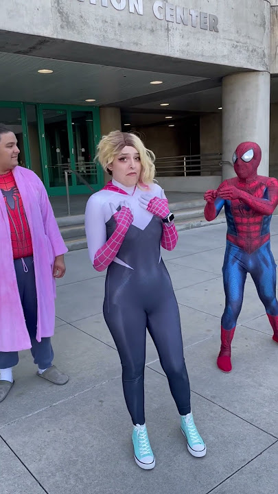 He roped me into this!!! #spiderman #spidermancosplay #marvel #cosplay #spidey #spiderverse