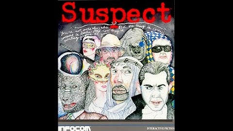 Suspect walkthrough (Apple II - Infocom)