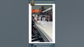 vrisa inline thermoforming machine #machine #thermoformingmachine #extruder #plastic