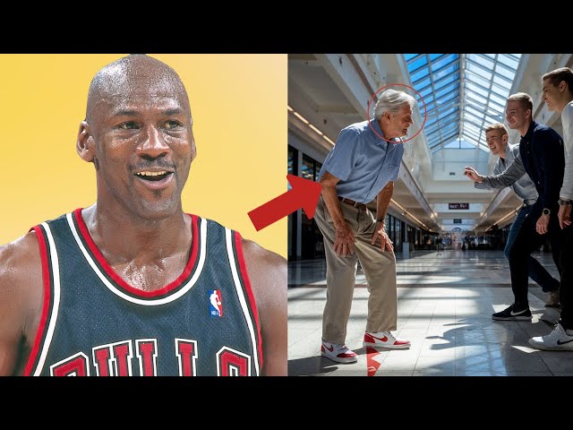 Bullies Mock Elderly Fan Wearing Vintage Jordans—MJ's Intervention Melts  Millions of Hearts - YouTube