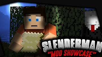 Minecraft Mod Showcase - SLENDERMAN MOD! (1.7.2)