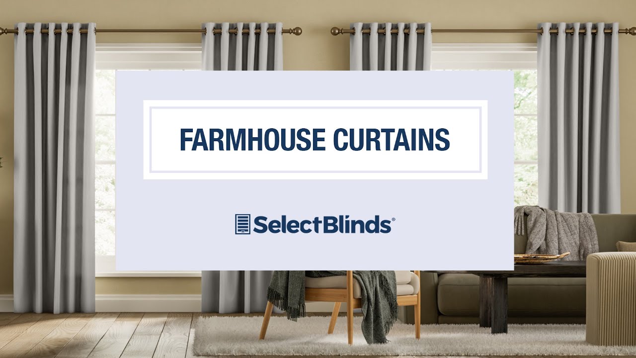 Farmhouse Curtains from SelectBlinds.com