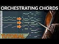 How to orchestrate a chord progression from piano to full orchestra