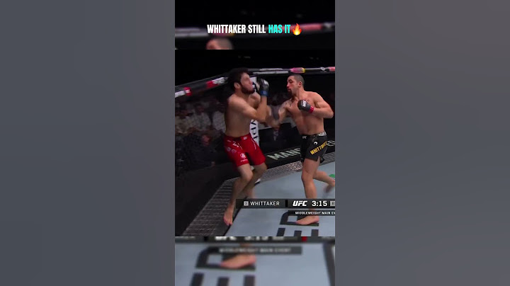 ROBERT WHITTAKER BRUTALLY KNOCKS OUT Aliskerov in 1st Round!😤